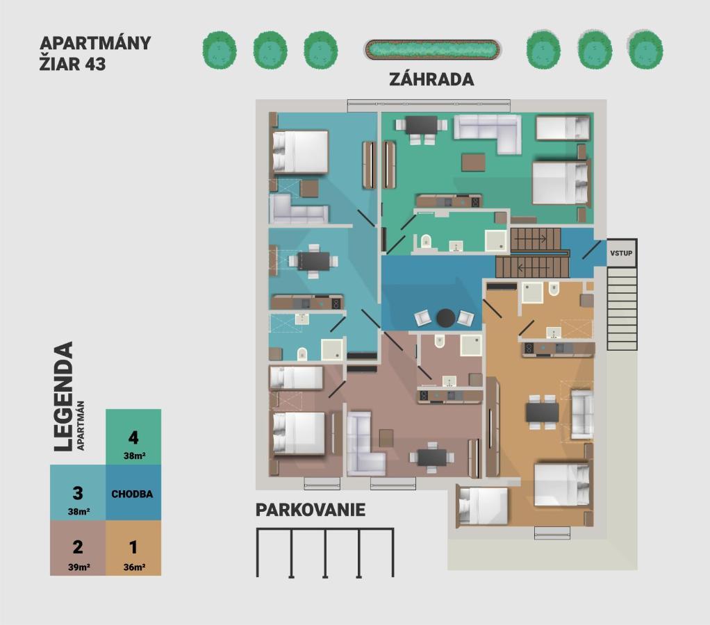 Ziar Apartmany 43 Экстерьер фото